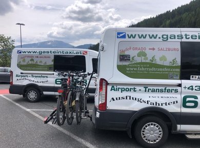 Fahrradtransfer Grado - Gastein - Salzburg