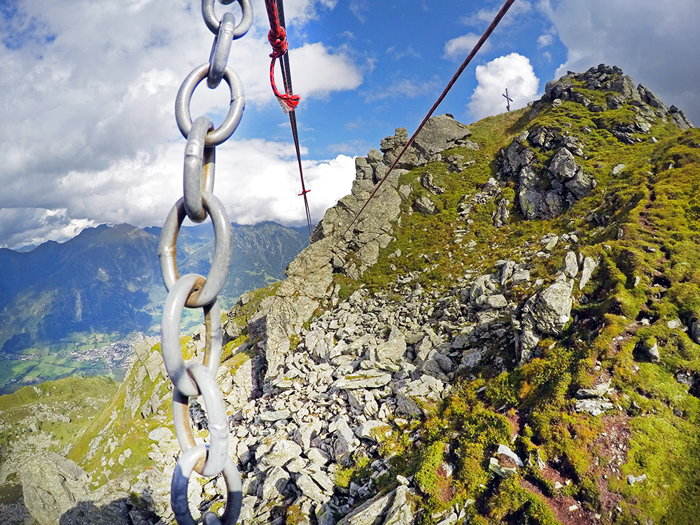 Flying Fox beim Klettersteig in Gastein