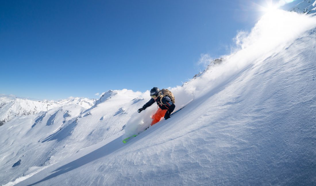 Freeriden Sandra Lahnsteiner in Gastein