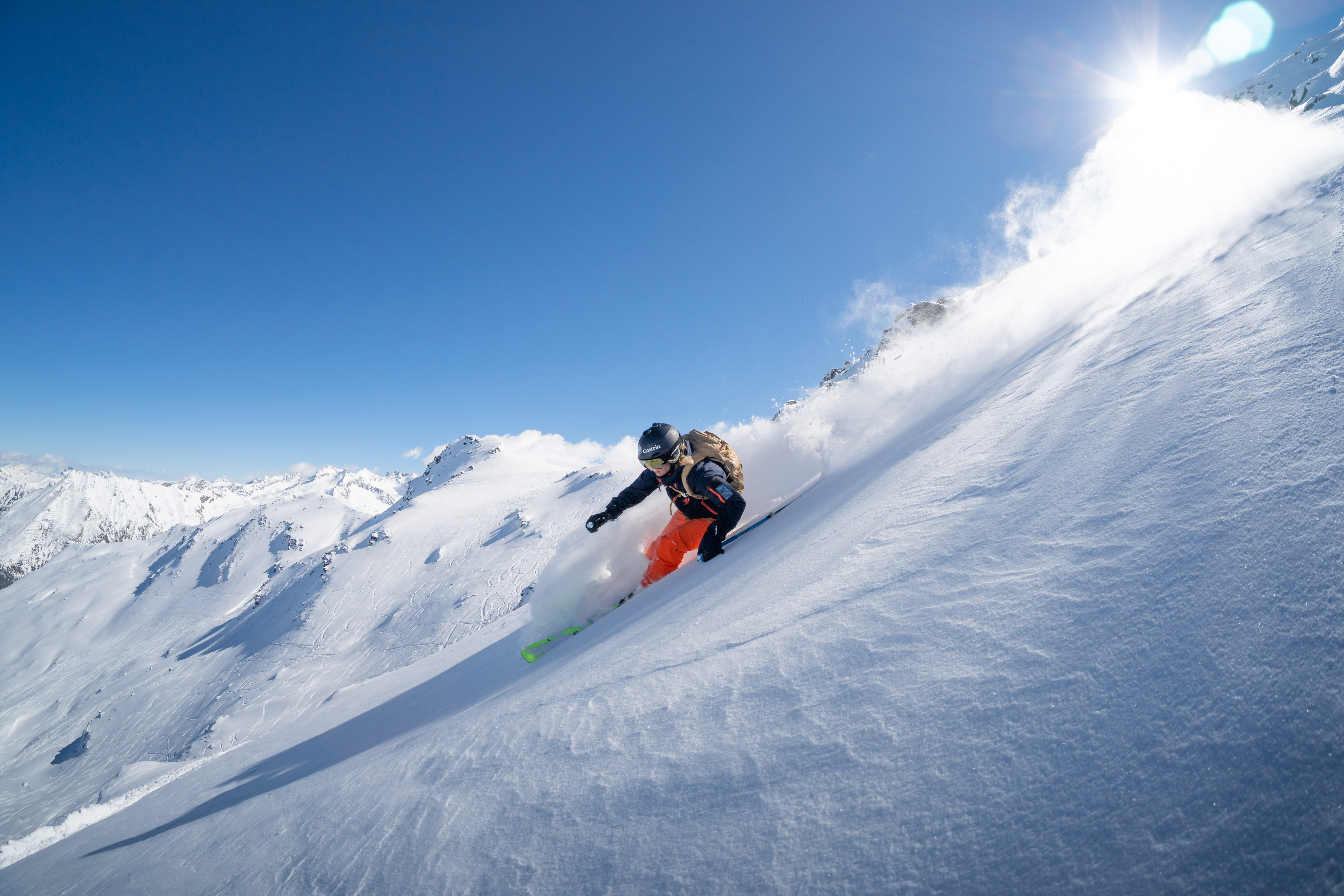 Freeriden Sandra Lahnsteiner in Gastein