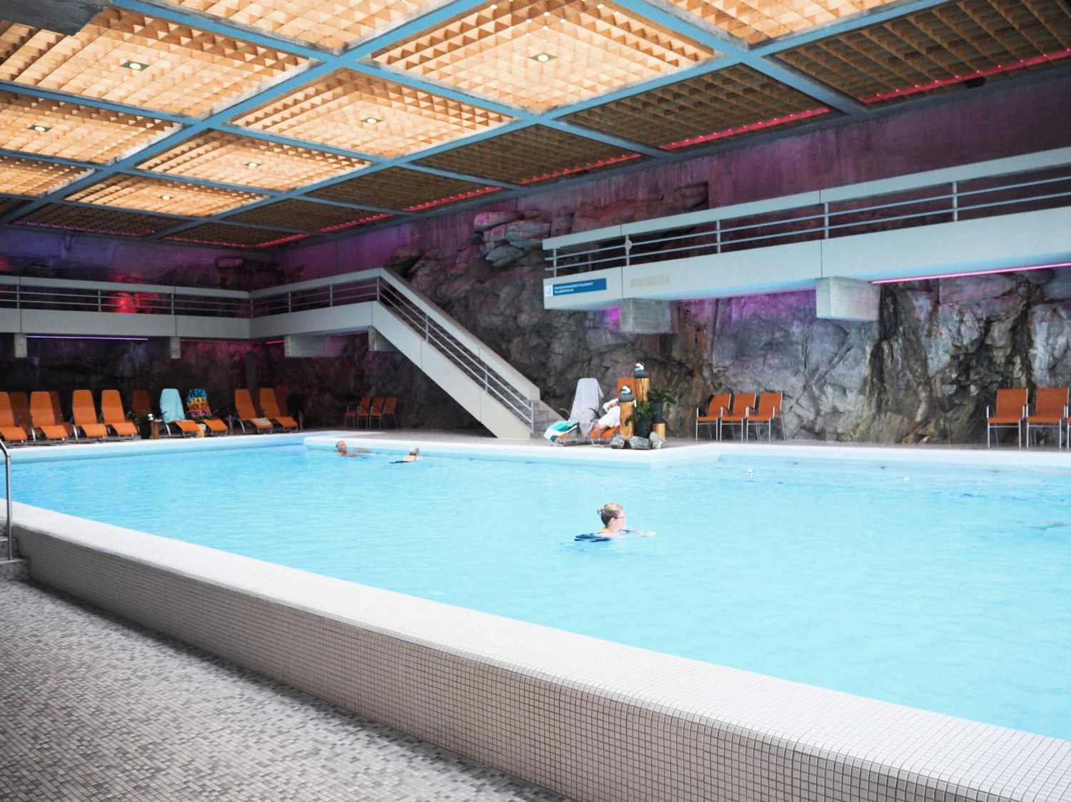 Die öffentliche Felsentherme in Bad Gastein