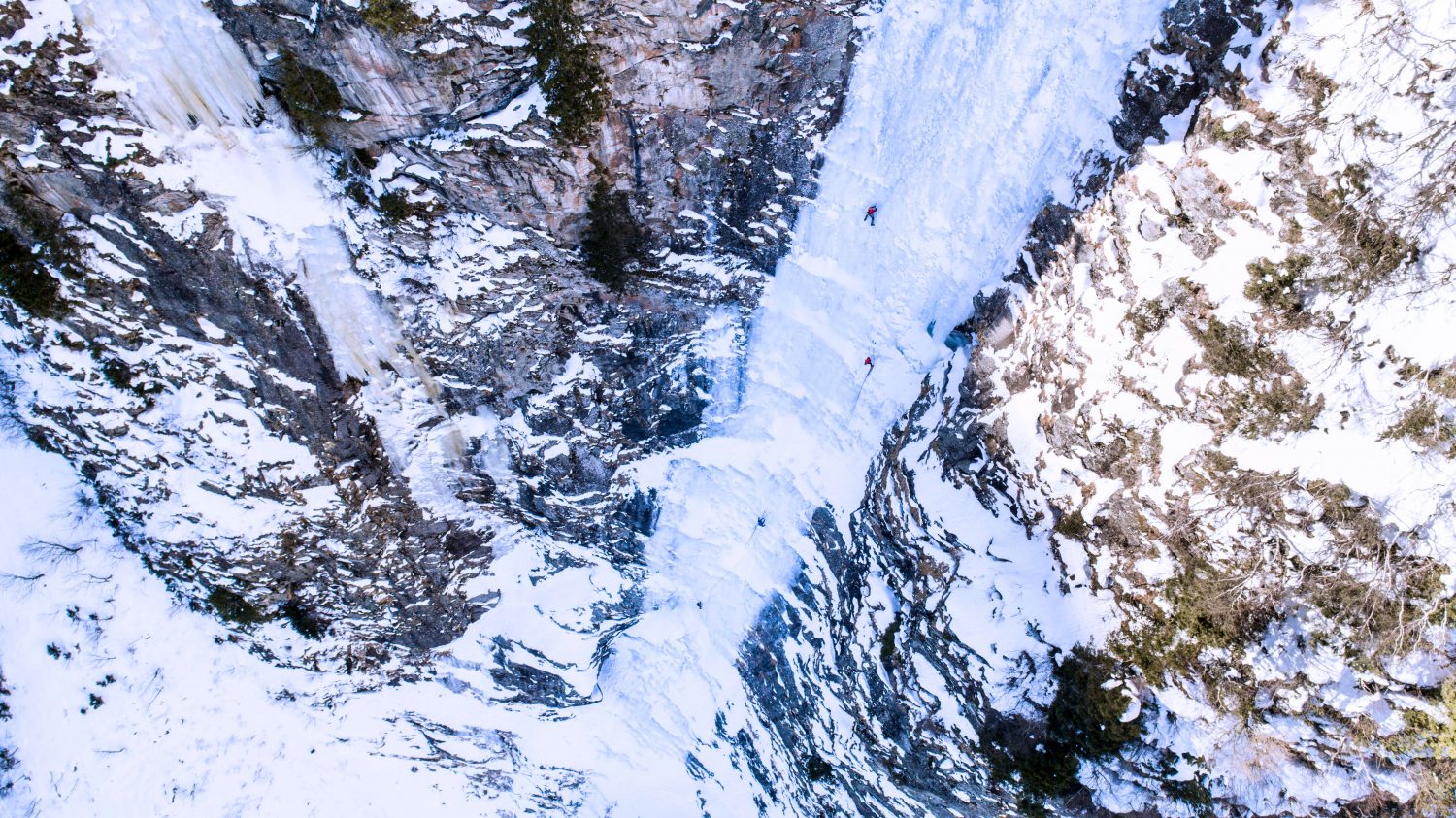 Eisklettern am Mordor in Gastein