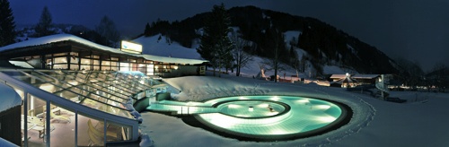 Becken Solarbad Winter