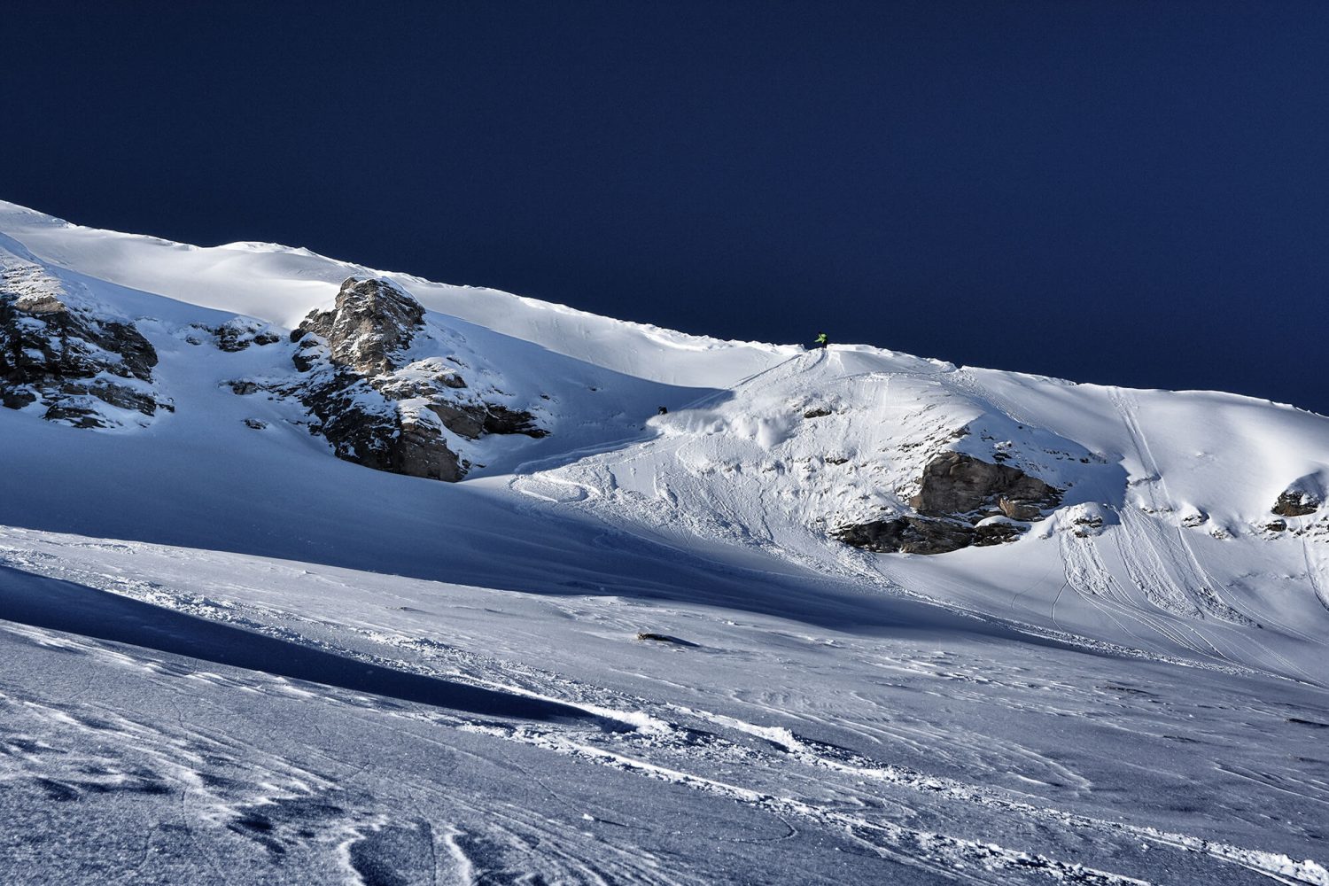 Gelände bei einer Skitour Gastein