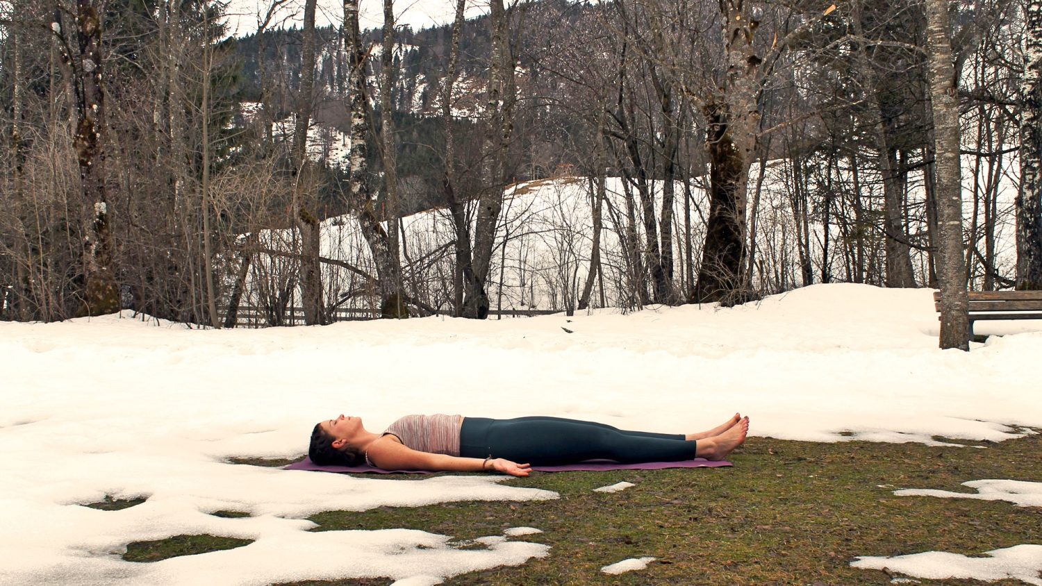 Ruhehaltung nach dem Yoga, Foto: Kristina Erhard