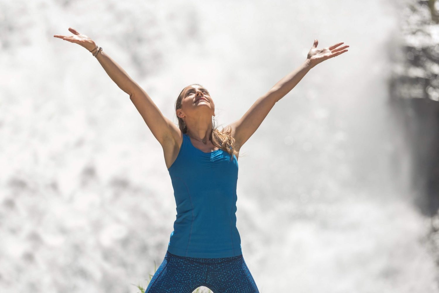 Yoga am Wasserfall in Bad Gastein