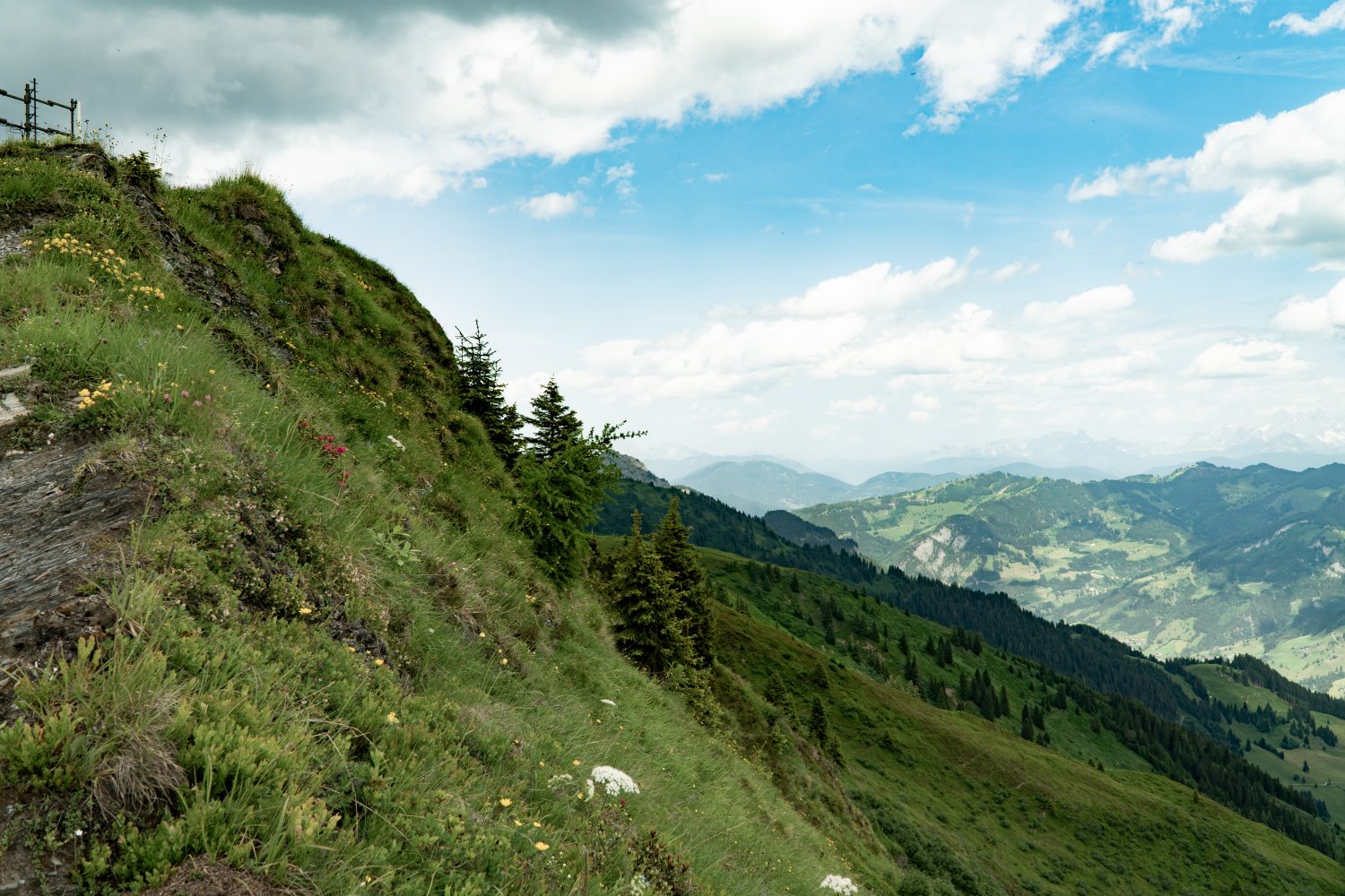 Panorama auf das Gasteinertal vom Fulseck in Dorfgastein