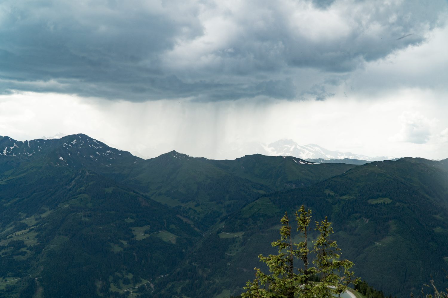 Panorama auf das Gasteinertal vom Fulseck in Dorfgastein