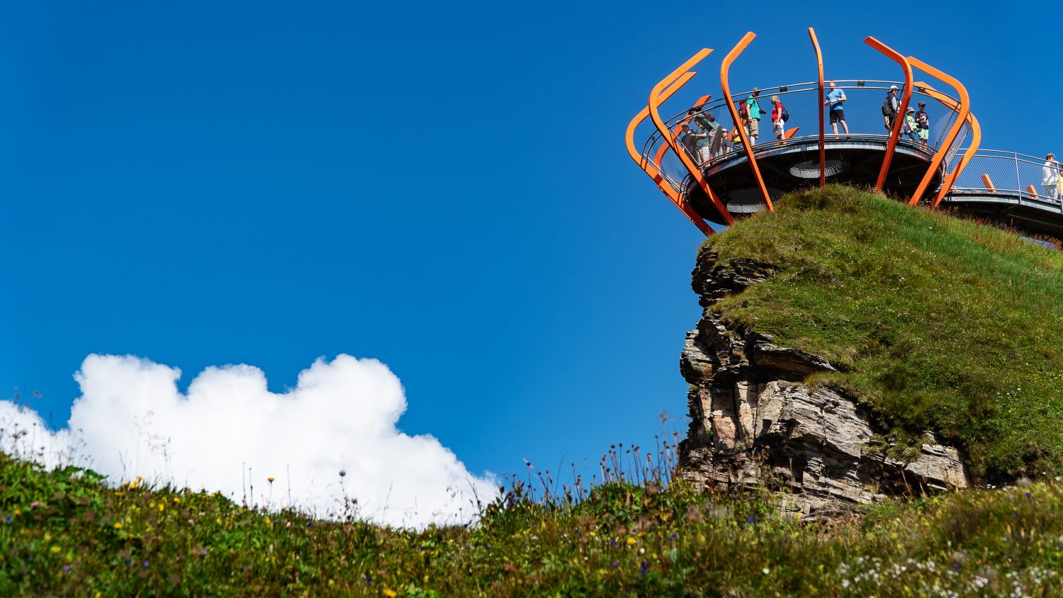 Aussichtsplattform auf dem Stubnerkogel