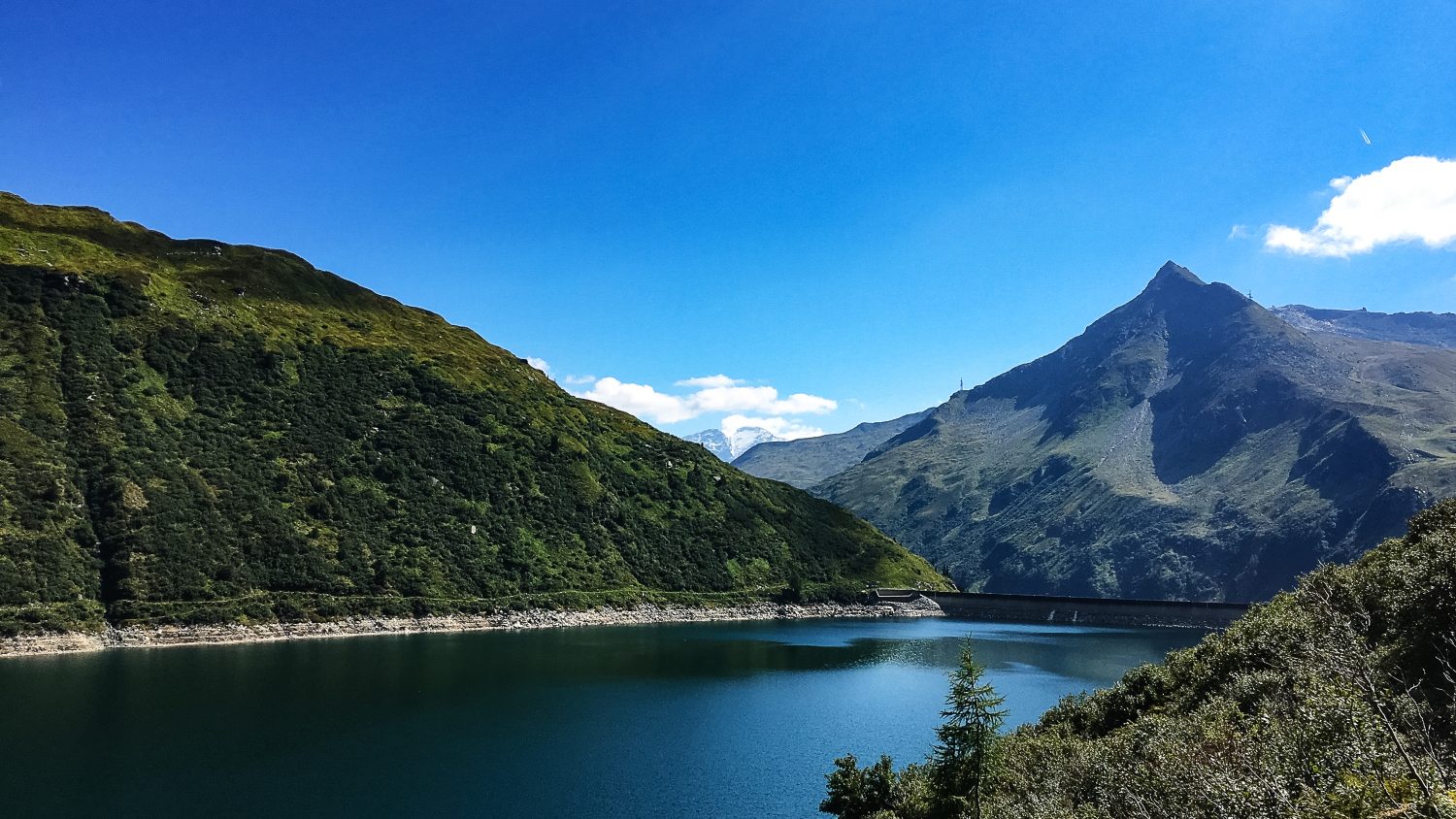 Blick auf den unteren Bockhartsee