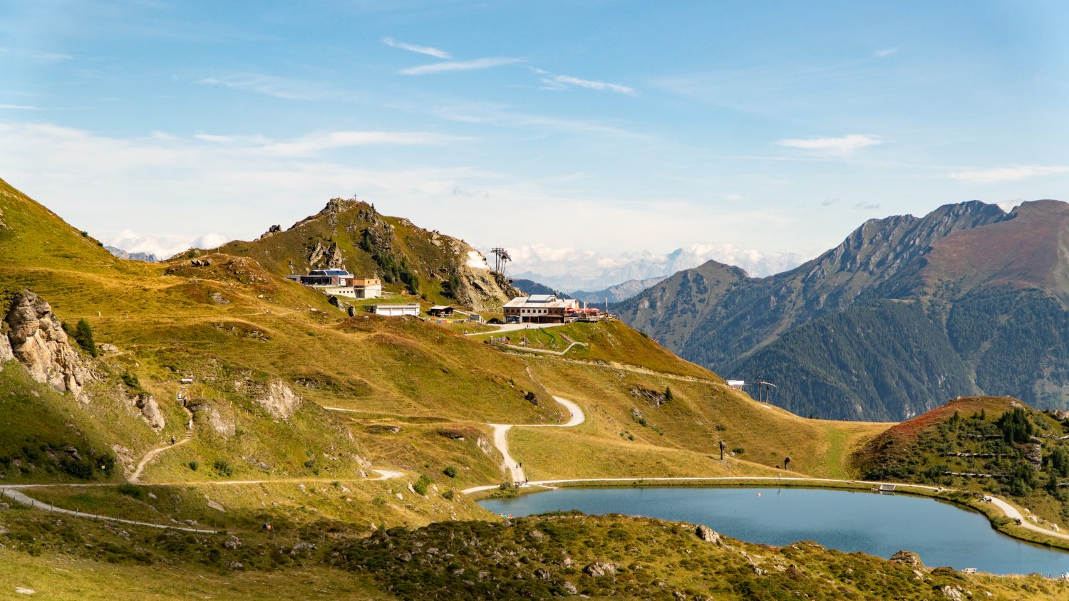 Blick auf die Schlossalm