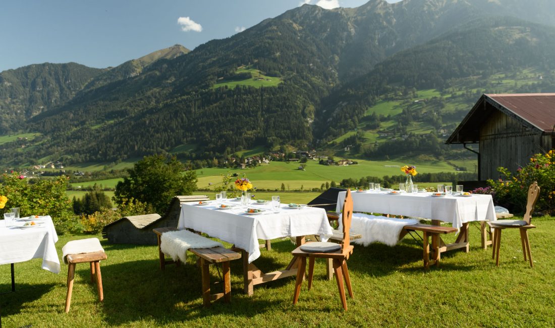 Aussicht bei der Kulinarischen Hofwanderung in Bad Hofgastein