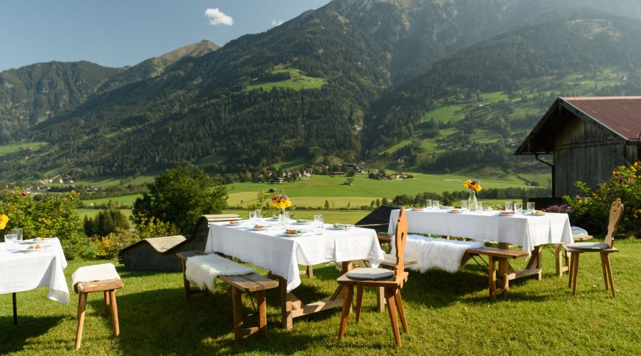 Aussicht bei der Kulinarischen Hofwanderung in Bad Hofgastein