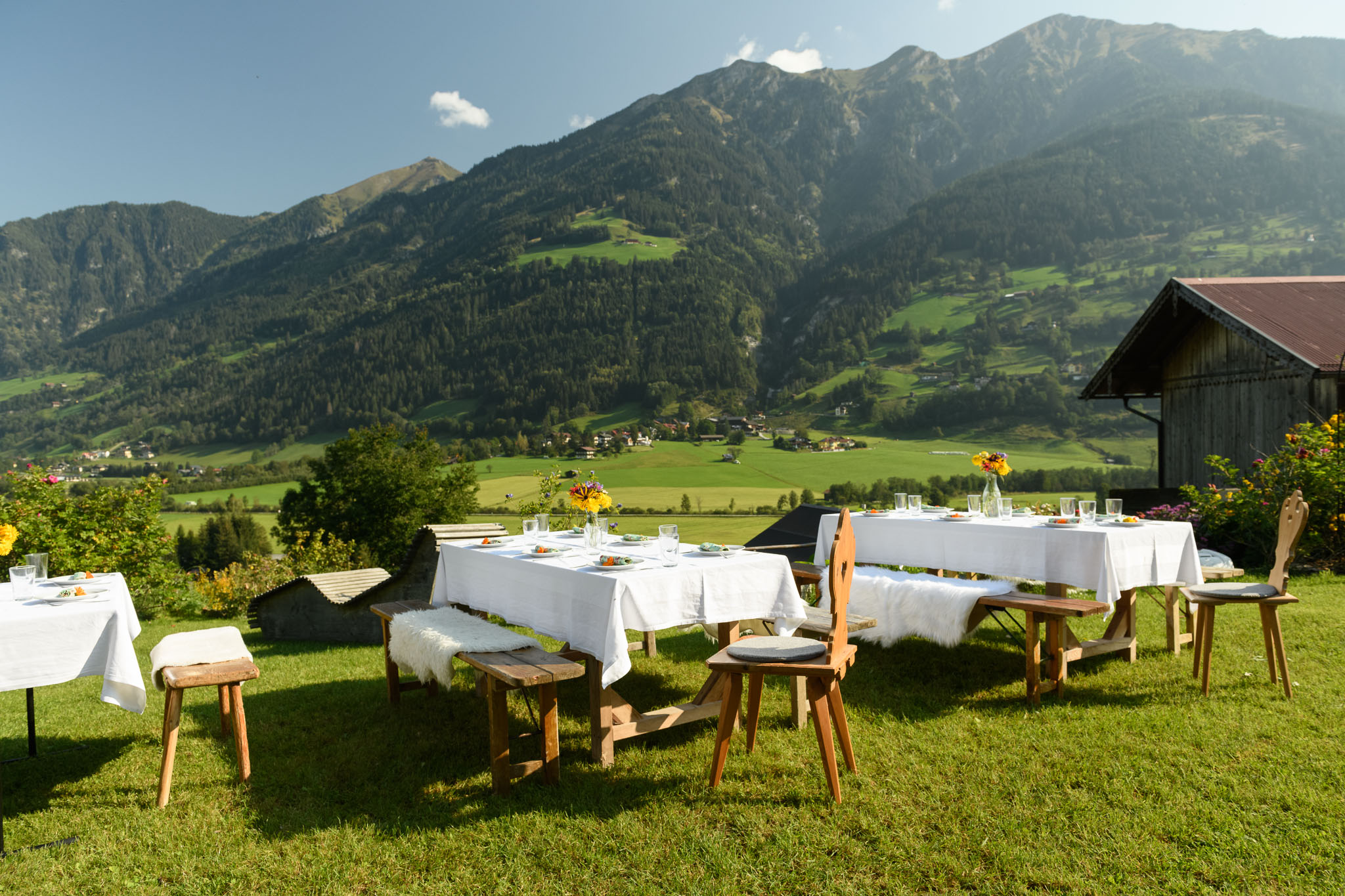 Aussicht bei der Kulinarischen Hofwanderung in Bad Hofgastein