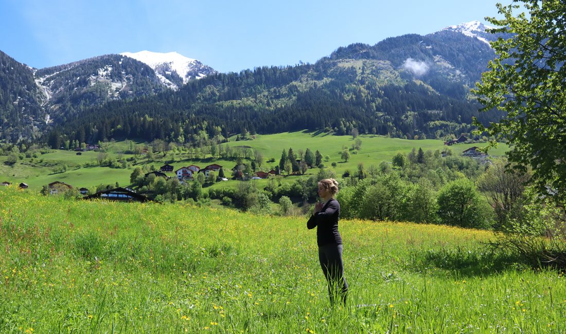 Vorbereitung Yogafrühling Gastein