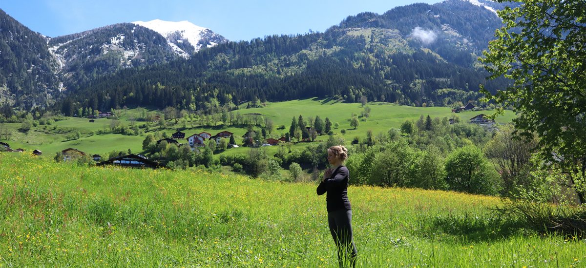 Vorbereitung Yogafrühling Gastein