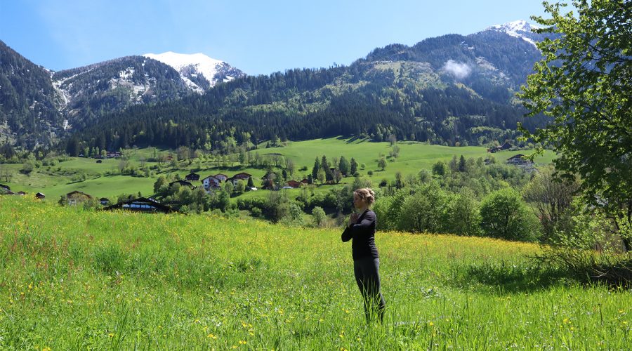 Vorbereitung Yogafrühling Gastein