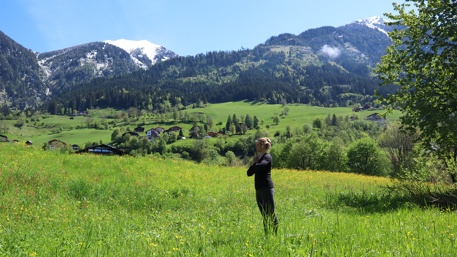 Vorbereitung Yogafrühling Gastein