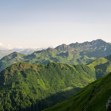 Panoramablick der Berge im Gasteinertal