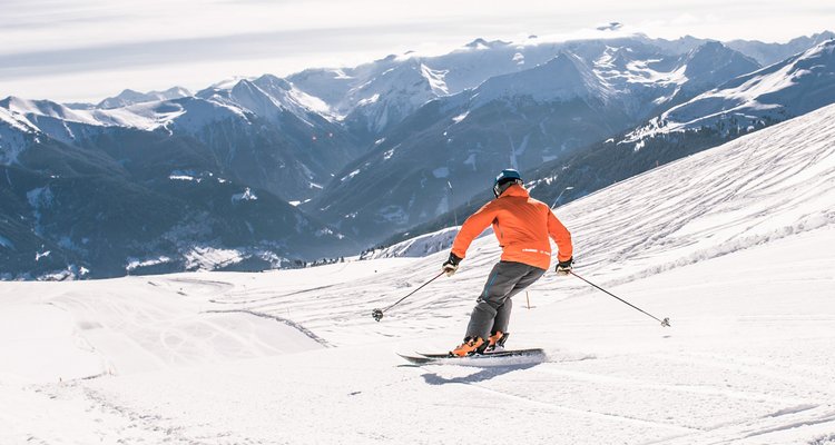 Skifahrer in Gastein