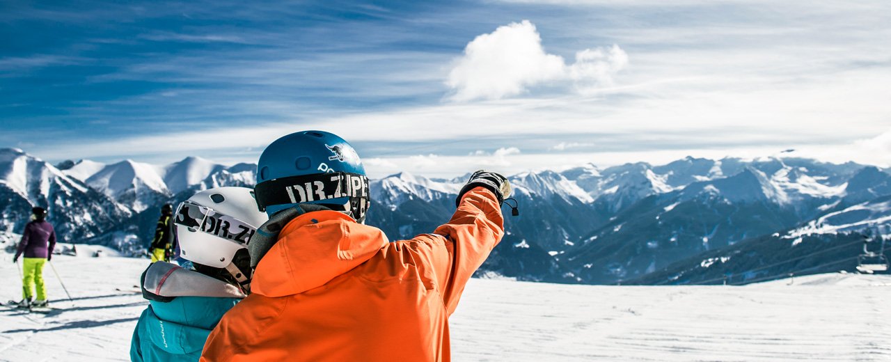 Skifahrer in Gastein