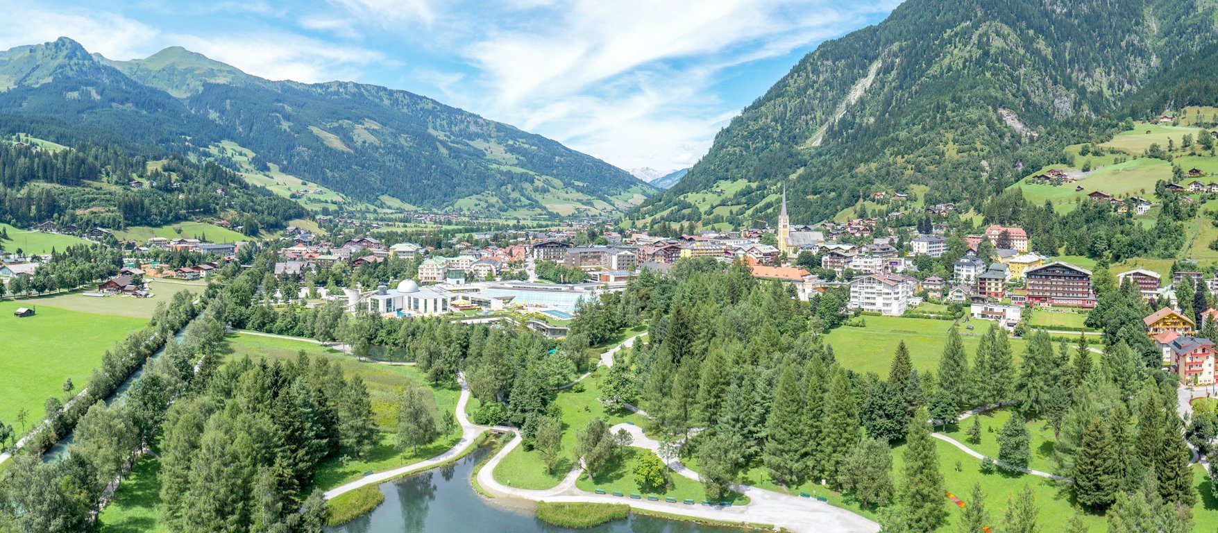 Panoramablick über Bad Hofgastein