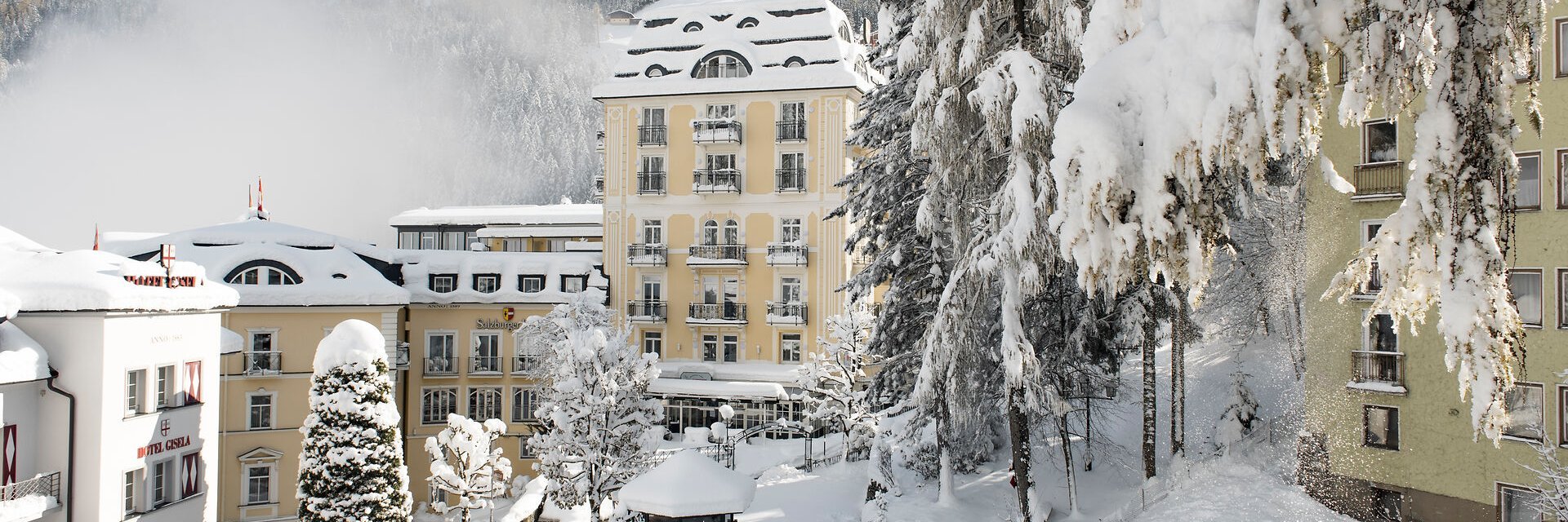 Winteransicht des Hotels Salzburger Hof in Bad Gastein