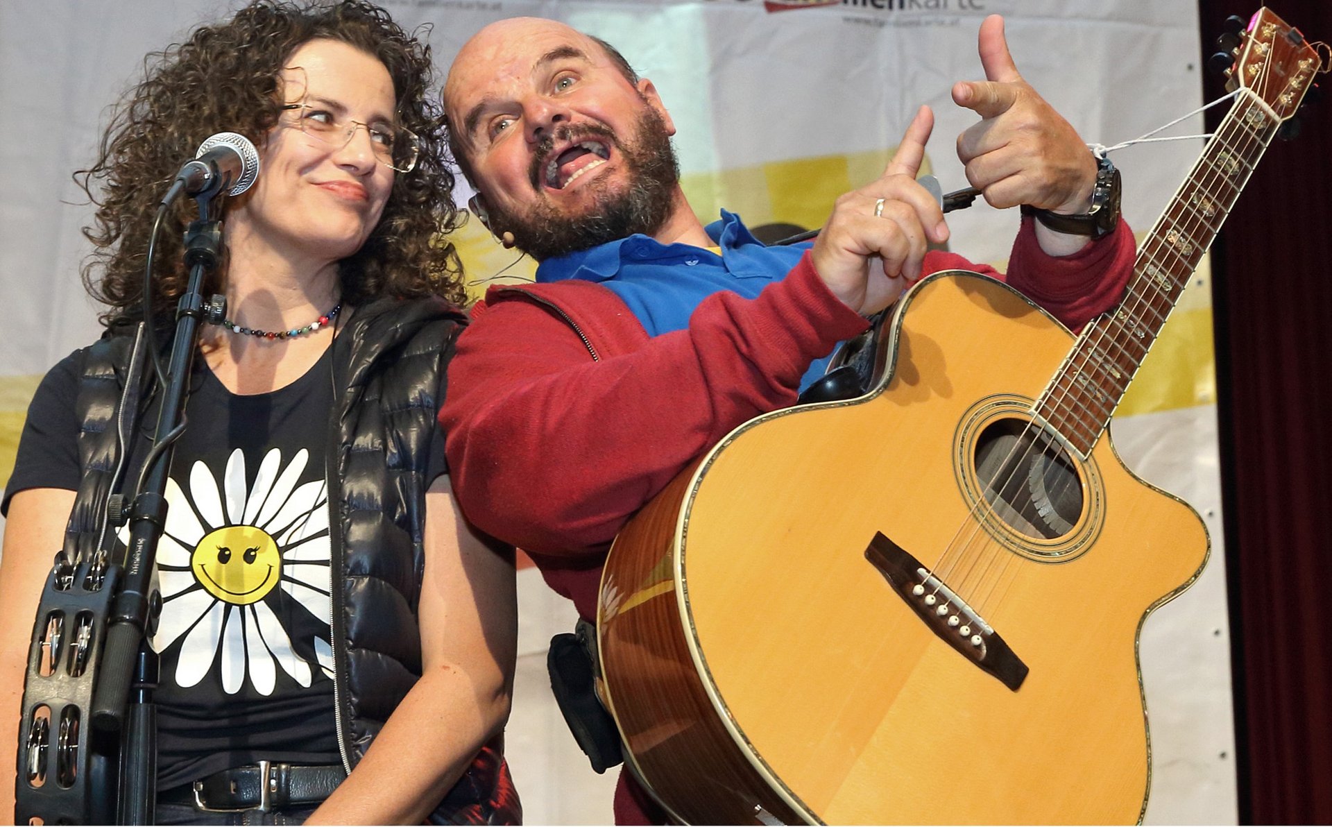 Bluatschink auf der Bühne