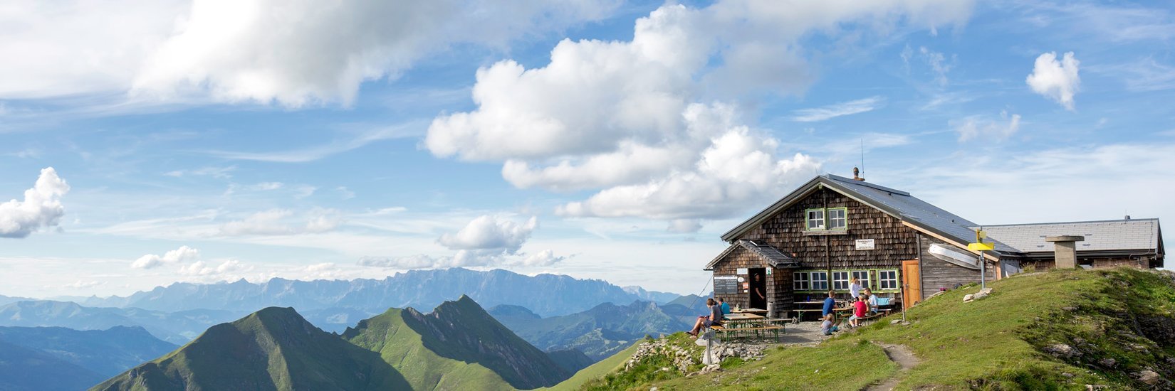 Almhütte auf dem Berg