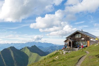 Almhütte auf dem Berg