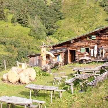 Almhütte auf dem Berg