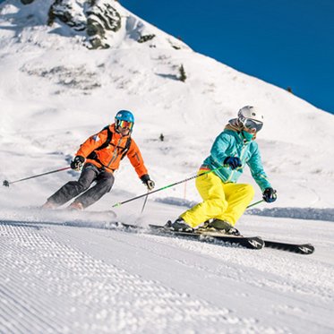 Skifahrer in Gastein