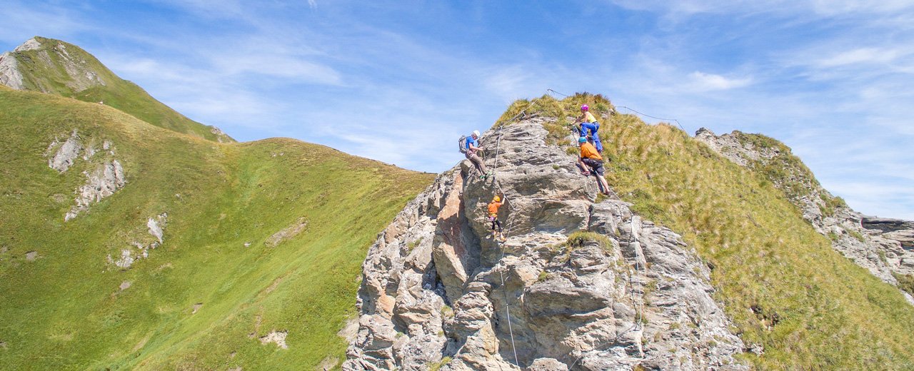 Klettersteig auf der Schlossalm in Bad Hofgastein