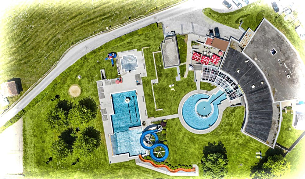 Obenansicht Gelände Solarbad Gastein