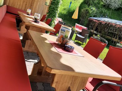 Gastgarten Gasthof Klammstein Dorfgastein