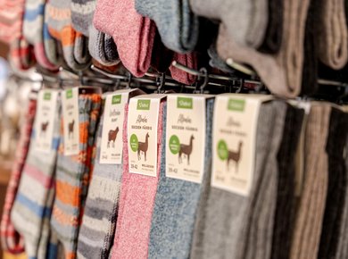 Alpaka-Schur-Wollsocken