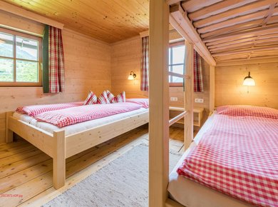 Gigerach Hütte Gastein Almliesl Schlafzimmer 3