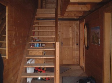 Kematenhütte Löprick Gastein Treppe unten