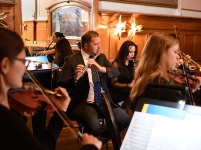 Kurprchester im Wiener Saal