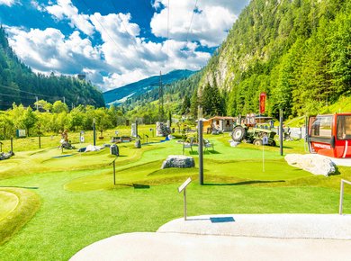 Spaß für die ganze Familie. Minigolf in Gastein