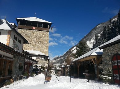 Burg Klammstein Winter