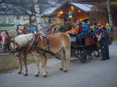 Pferdeschlitten Gold Dorfgastein