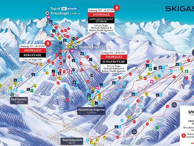 Snow Jazz Skihütten Map