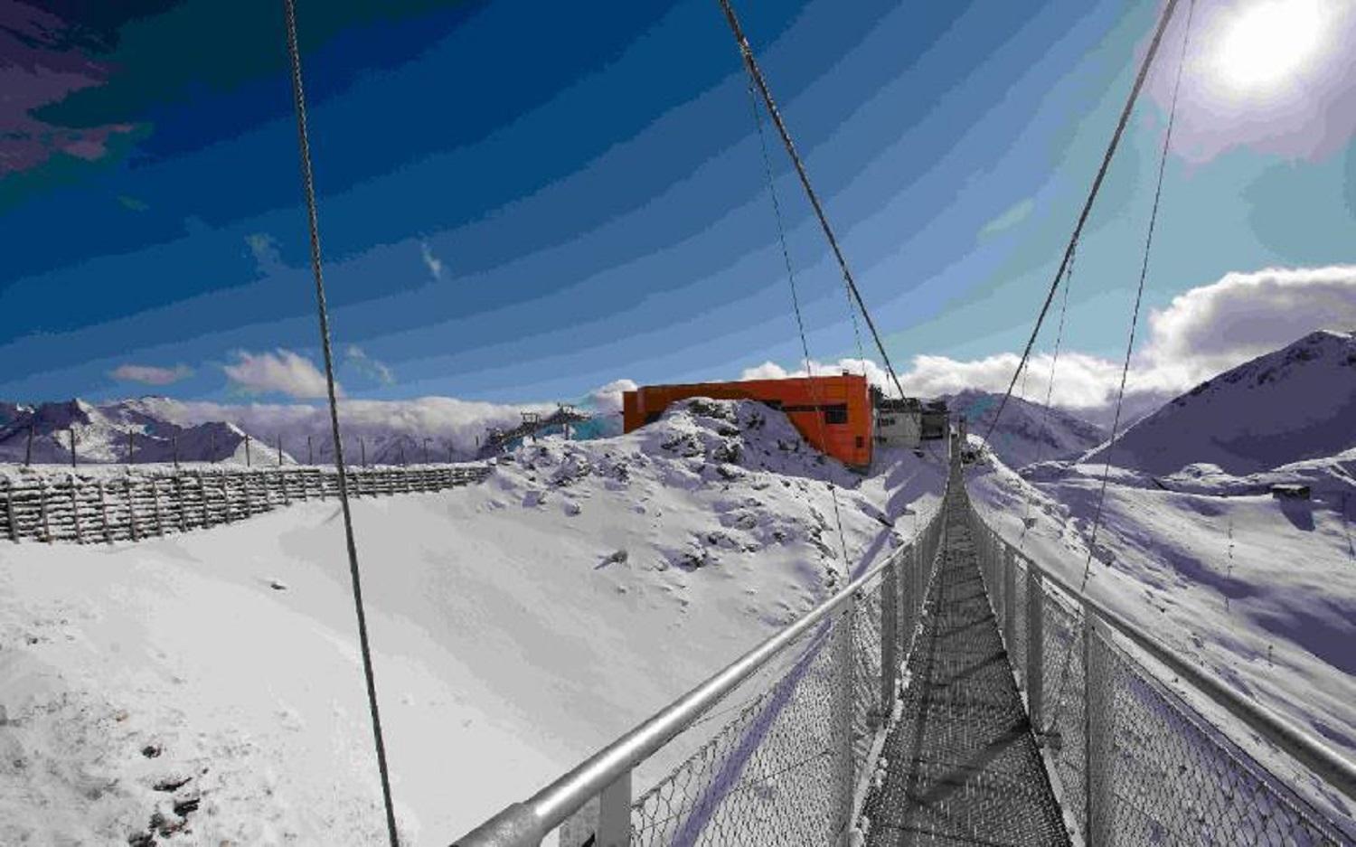 Suspension bridge on the Stubnerkogel